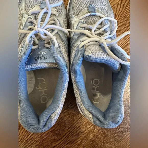 Ryka Dash Women’s Silver Blue Mesh Walking Running Sneakers Size 9.5 - Picture 5 of 8